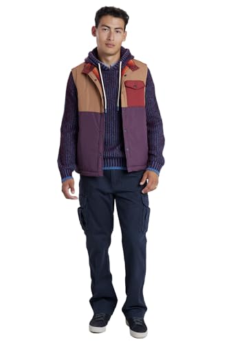 Unionbay Men's Survivor Iv Relaxed Fit Cargo Pant - Reg and Big and Tall Sizes, true navy, 44x30