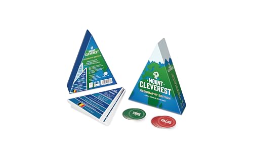 Mount Cleverest® Geography Edition | True or False Trivia Game | Fun Family Card Game Adults & Kids | Party Games Kids Birthday | Travel Games | Gift Boys and Girls | Stocking Filler - Image 2