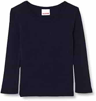 Damart Unisex Kinder Rippen-T-Shirt – Thermolactyl, Lange Ärmel, Flauschig Warm, Perfekt Für Kalte Tage