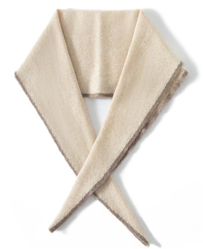 Rungion Women's Knitted Soft Cashmere Triangle Scarf Fall/Winter Warm Shawl Wrap Neck Warmer Fashionable Stole Gifts2
