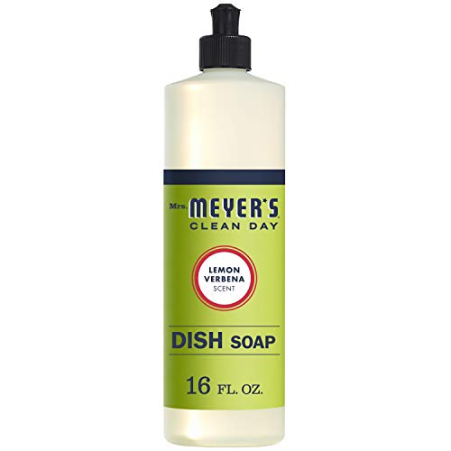 Mrs. MEYER'S Clean Day Liquid Dish Soap, Cruelty Free and Non-Toxic, Lemon Verbena Scent, 16 oz- Pack of 6 by Mrs. MEYER'S - Used condition - US$20.46