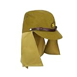 Japanese Soldier's Hat,Woolen Curtain Cap Reproduction of WW2 WW II Japanese (Medium) Yellow