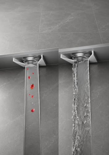 Image of 6 inch x 6 inch SS 304 Tile and Marble Insert Floor Drain with Cockroach Trap for Bathroom & Kitchen | Stainless Steel Grating Channel | Shower Waste Water Grating 304