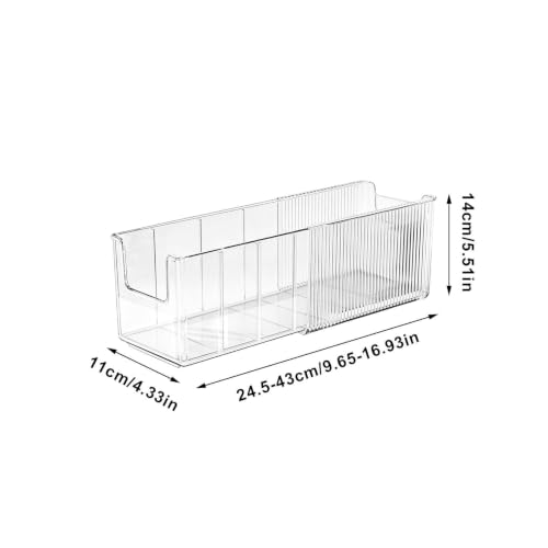 Estante extensible y ajustable para paquetes de condimentos en despensas compactas 6