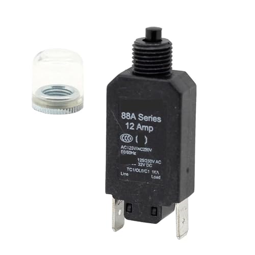 Interruptor para motores con disyuntor de protección térmica sobrecarga 10A 6