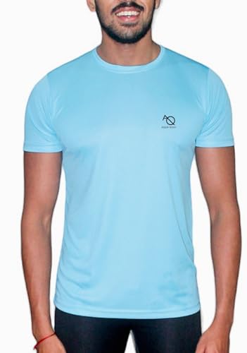 Image of Aqua Holic Swimming T-Shirt Half Sleevs for Men | Quick-Dry UPF 50 Swim Tshirt