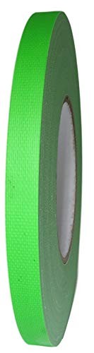 Image of GGR Supplies T.R.U. CDT-70F Superior Performance Fluorescent Duct Tape with A Natural Rubber /Synthetic Resin Adhesive. 60 Yards. (Fluorescent Green, 3 /4 in.)