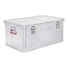 Produktbild STIER Alubox, Aluminiumbox 85L, Staub- und spritzwasserresistent mit Gummidichtung und 2 Klapphandgriffen, Alukiste mit Spannverschluss, zuverlässige geruchsneutrale Aufbewahrung