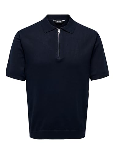 Polo en tricot Onswyler Life Reg 14 SS Zip t-shirt habillé à col zippé
