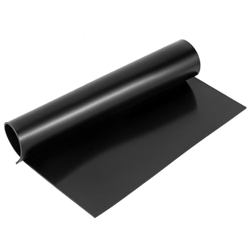QWORK Rubber Sheet Roll, Solid Rubber Gasket Strip, 12