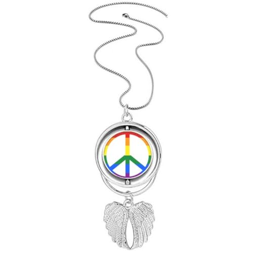 Collier anti-guerre LGBT rotatif : gérez le stress avec vos couleurs arc-en-ciel