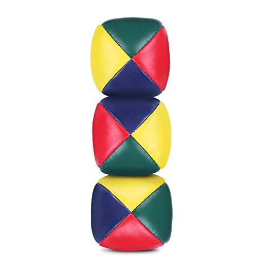 Patelai Juggling Balls Set for Beginners, Quality Mini Juggling Balls, Durable Juggle Ball Kit, Soft Easy Juggle Balls for Boys Girls and Adults, Multicolored (6 Packs) - image 5