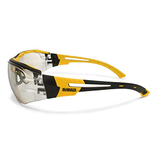 DEWALT Óculos de segurança premium DPG108 Renovator – Armação preta – Lente I/O, interno/exterior (D