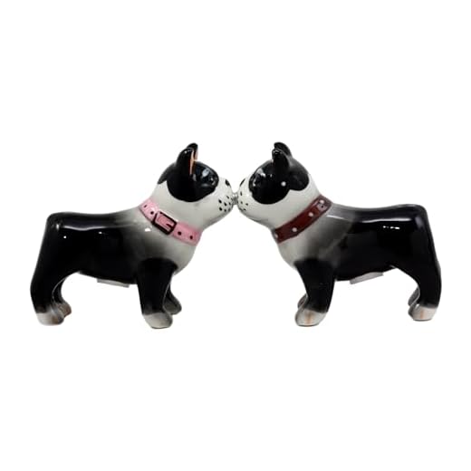 Adorable Boston Terrier Salt and Pepper Shakers