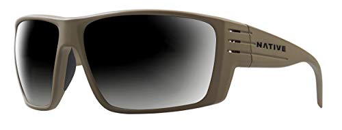 Native Eyewear Griz Sunglasses, Desert Tan Frame/Gray Lens, 66 mm