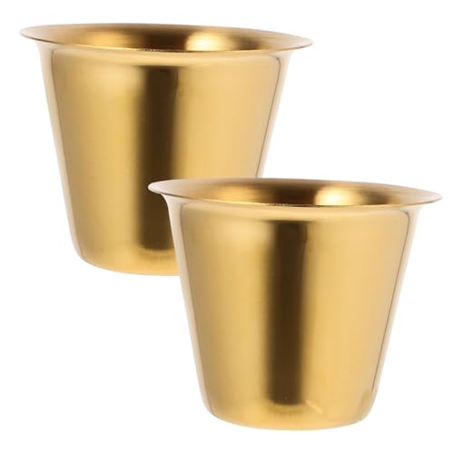 LABRIMP 2pezzi Piatti Inossidabile Per Condimenti e Salse Ciotole Dipping Per Design Antiscivolo Capacità Colori Casuali