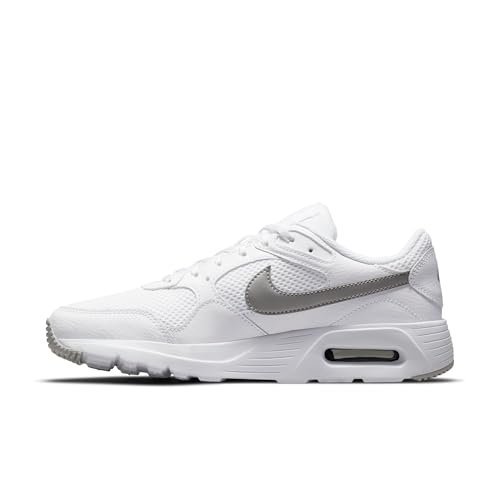 Nike Nike Women's Stroke, White MTLC Platinum Pure Plati, 6.5