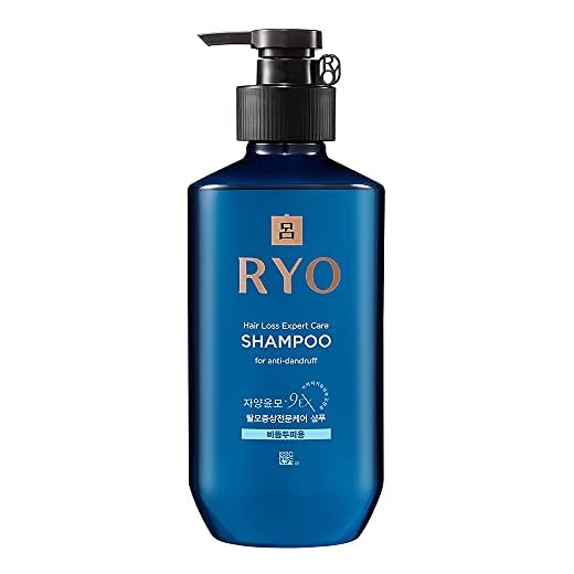 Ryo Hair Loss Care Shampoo for Anti-Dandruff Care 400ml (13.5oz) Dry Scalp Care, Relieving Itching and Flaking Scalp, Unisex Shampoo, Anti-Dandruff treatment
