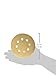 POWERTEC 50 PCS 220 Grit - 5 Inch 8 Hole Hook and Loop Sanding Discs, 5