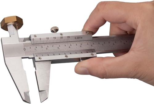 Image of Inditrust Vernier Caliper, 0-150mm Stainless Steel, Manual Scale for Internal External and Depth Measurement
