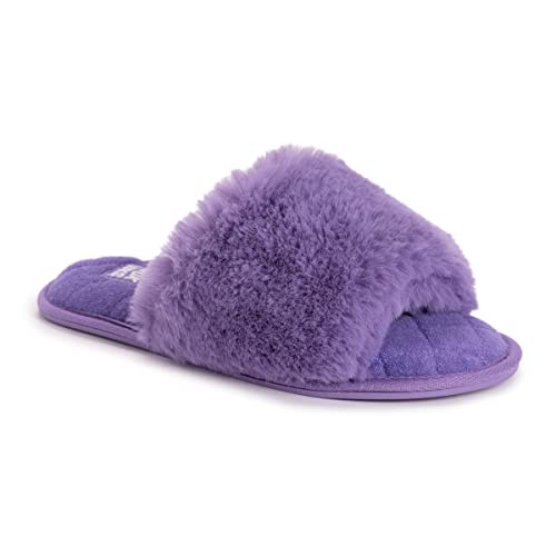 MUK LUKS womens Muk Luks® Women's Sariah Slide Slipper, Violet, Small US