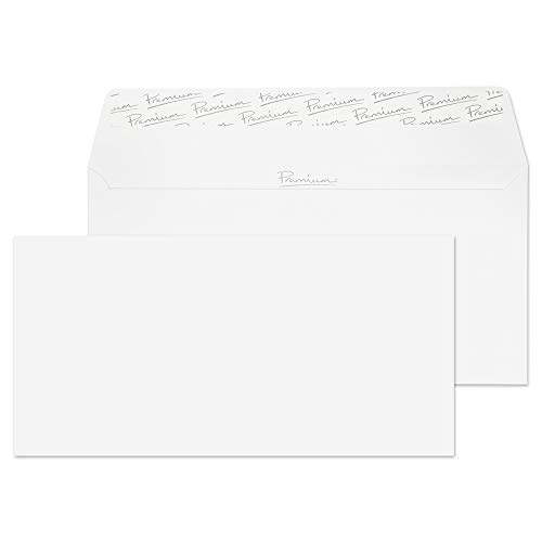 Enveloppes Blake Premium Business blanc glacier tissé 110x220mm pour courrier élégant