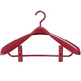 スーツハンガー クリップ付M NFC-42 WR ワインレッド 製品画像