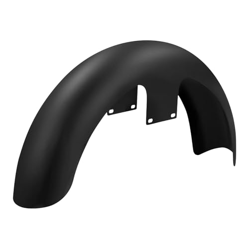 Garde-boue avant acier noir mat finition premium pour moto