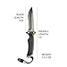 Gerber Gear Ultimate Survival Knife, Fixed Blade Knife with Combo Edge, includes Fire Starter Edge and Ferro Rod, Whistle, Sheath with Integrated Sharpener - Bushcraft, Hunting and Camping Tool