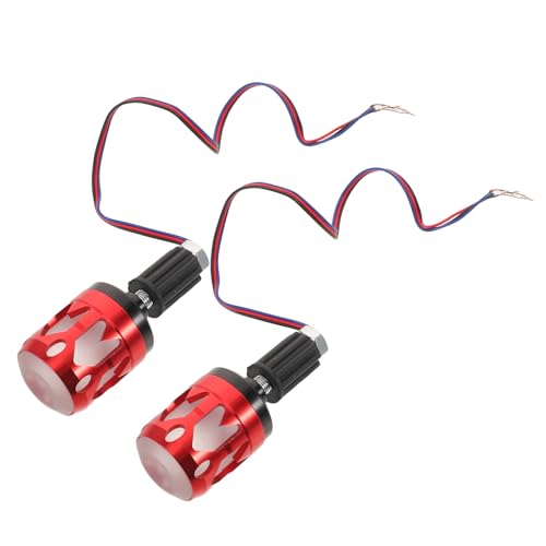 GETAJGHSD �I�[�g�o�C�n���h���o�[�G���h�v���O�L���b�v LED���C�g�t�� �ό󐫖h���\�� �����F�� ��ԑ��s�p �o�C�N�Ɠd���X�N�[�^�[�p�����p