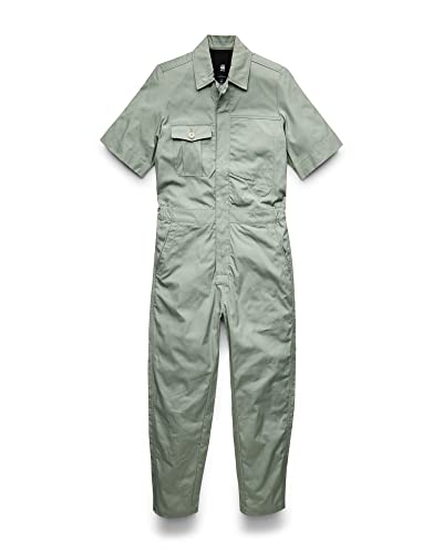 G-Star Raw Women's Army Short Sleeve Jumpsuit, Iceberg Green, M #TOP2