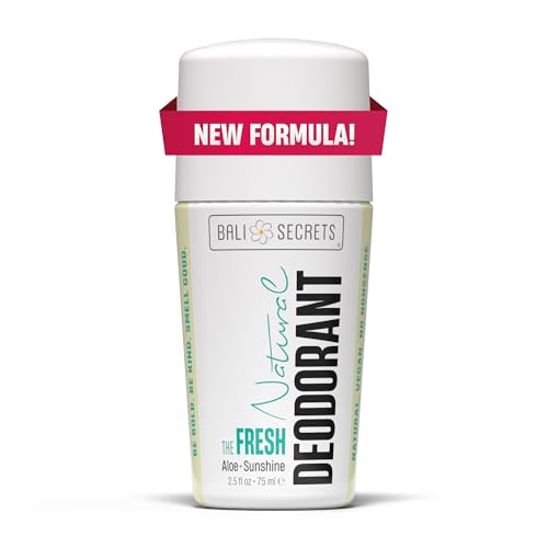 Image of Bali Secrets The New Formula Natural Deodorant for Women & Men. Nonsense Free. Clean Formula for Sensitive Skin. Strong & Reliable Odor Protection. No Synthetic Aluminum. Organic & Vegan [THE FRESH]