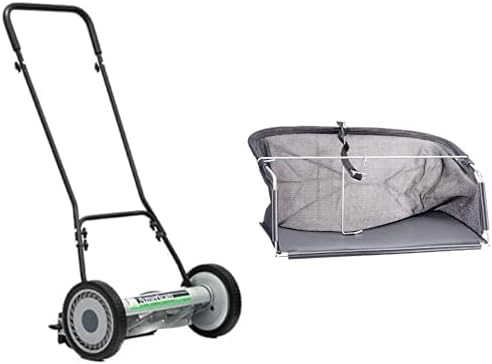 American Lawn Mower 1815-18 18-Inch 5-Blade Push Reel Lawn Mower with GC91820 18-Inch/20-Inch Grass Catcher Bundle