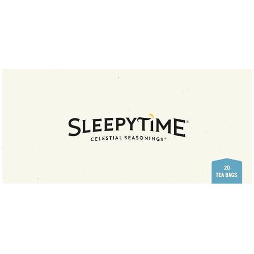 Celestial Seasonings Wellness Tea, Sleepytime Throat Tamer, Caffeine Free Sleep Tea, 20 Tea Bags