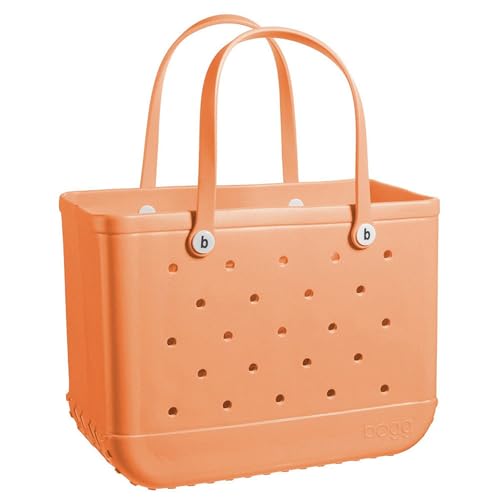 Image of BOGG BAG - Original, Extra Large Tote Bag - Creamsicle Dreamsicle - 19in L x 9in W x 14in H - Lightweight, Washable, Durable - All Purpose EVA - for Beach, Pool, Boat, Work, Sports