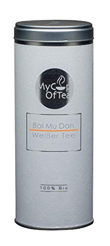 Bai Mu Dan Bio Tee - Der Klassiker unter den weißen Tees in feinster Bioqualitätt - Lieblicher Geschmack, reich an Antioxidantien - Wildsammlung aus Vietnam - Wild Silver Tips - Weißer Tee - 40 g Cover