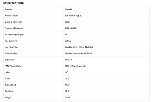 image for MTX Audio TNP212DV Dual 12