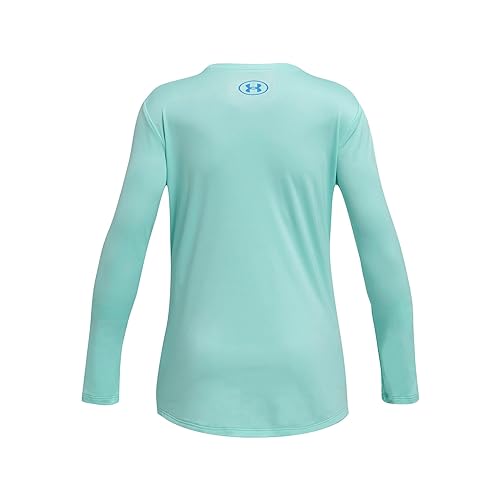 Image of Under Armour Girls' Tech Big Logo Printed Long Sleeve