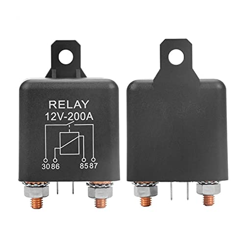 Relé para coche 12V 200A FUDGIO para solucionar caídas de tensión en el motor 3