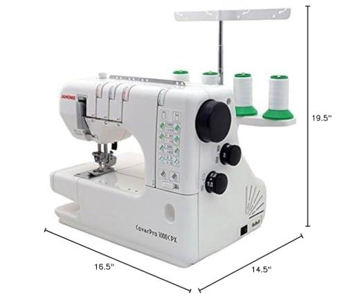 Janome 1000CPX Coverstitch Machine With Exclusive Bonus Bundle thumb #9
