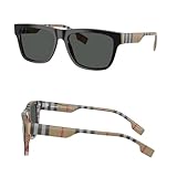 BURBERRY BE4293 Square Shape Acetate Sunglasses with Luxury Eyewear Kit