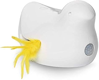 PetSafe Peek-A-Bird Electronic Cat Toy, Automatic Interactive Bird and Mouse Hunt, Indoor Cat Toy, Motion Activated Fun for Kittens