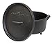 Camp Chef 12" Cast Iron Deep Dutch Oven, True Seasoned Finish Cast Iron, Volume 8 qt