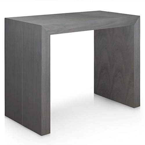 Menzzo ATL8027 Contemporain Nassau XL Table Console Bois Vintage Marron 50/100/150/200/250 x 100 x 75 cm