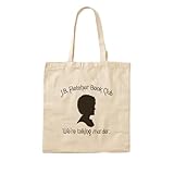 JWPPPATD J B Fletcher Book Club Cotton Canvas Bag Women Foldable Shopper Shoulder Bag Fashion Designer Ladies Printed Fabric Grocery