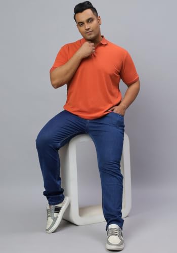 Image of Wear Your Opinion Men's Plus Size Tipped Polo Collar Neck Tshirt
