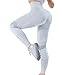 OUTUOSI Legging de Sport Femme Legging Push Up - Legging Anti Cellulite sans Couture Confortable Elastique Taille Haute Amincissant Pantalon de Sport Slim pour Gym Fitness Pilat,Gris,M