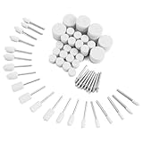 Felt Polishing Buffing Wheel for Tool Kit, 80 Pcs Polishing Kit Jewelry Making Supplies Wool Felt-Polishing-Pad Wheel with 1/8