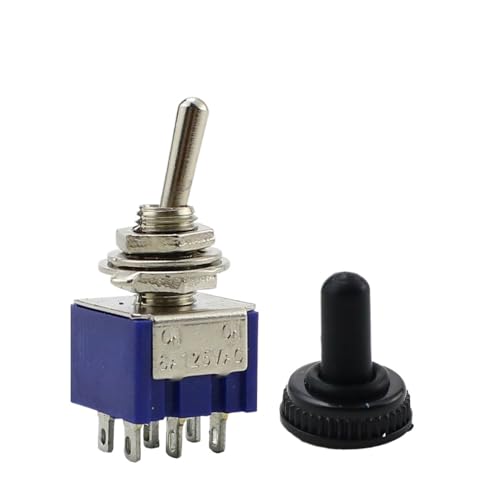 Mini interrupteur à bascule 6mm MTS-203 étanche bipolaire On Off On
