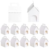 Süßigkeitenboxen Partygeschenke | 12 DIY faltbare Papierstücke | DIY Tieradoptions-Partyzubehör – für Geschenke, Leckereien, Partys, Geburtstage, Hochzeiten, Heimdekoration